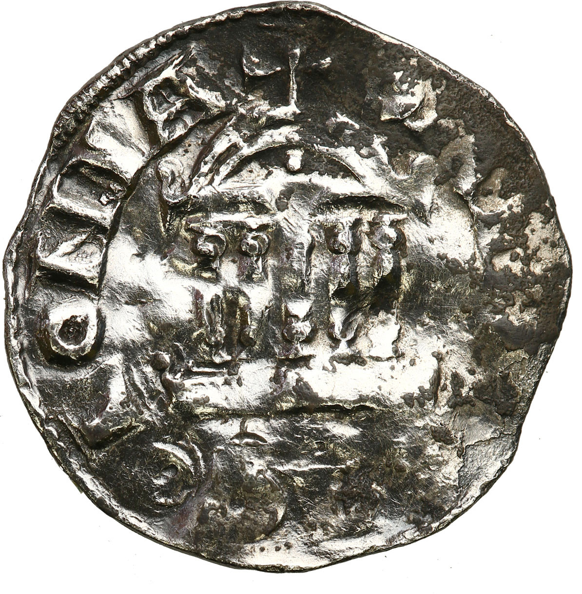 Niemcy, Dolna Lotaryngia - Kolonia. Konrad II (1024-1039). Denar – NIEOPISANY
